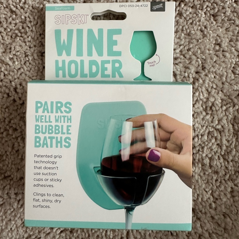 Sipski Wine Holder in Seafoam